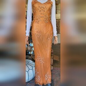 Sean X-press Vintage 90's Silk Beaded Dress